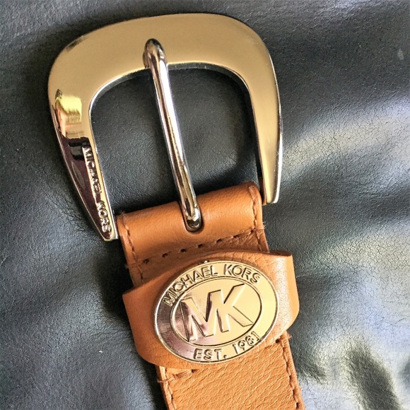 Michael Kors Accessories - Michael Kors Monogram Leather Belt Small